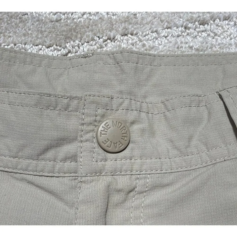 THE NORTH FACE Men's Horizon Nylon Cargo Utility Hiking Shorts Beige Size 36